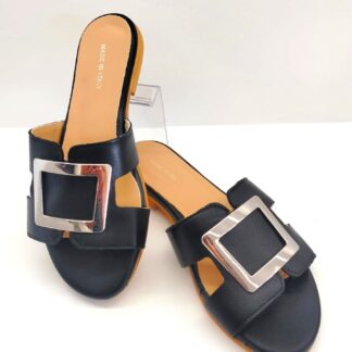 Sandalo ciabattina in Vera Pelle