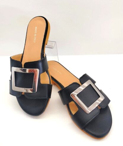 Sandalo ciabattina in Vera Pelle