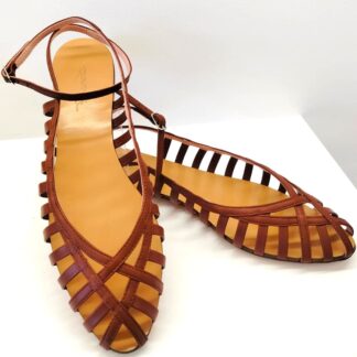 Sandalo flat a ragnetto Anna F.
